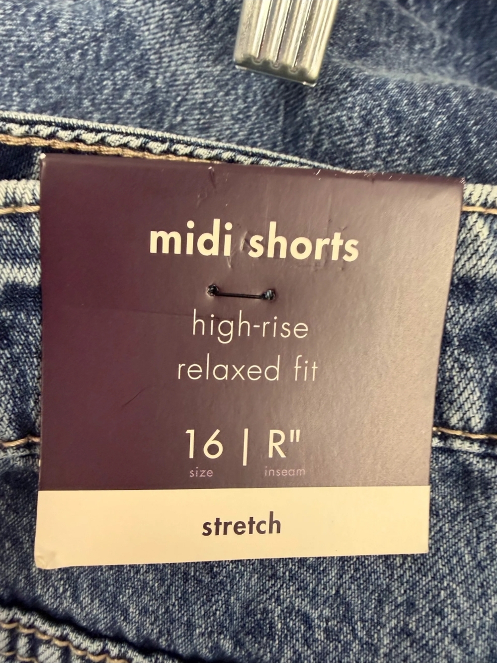 Womens Jean Shorts Size 16 #532 - Picture 4 of 4